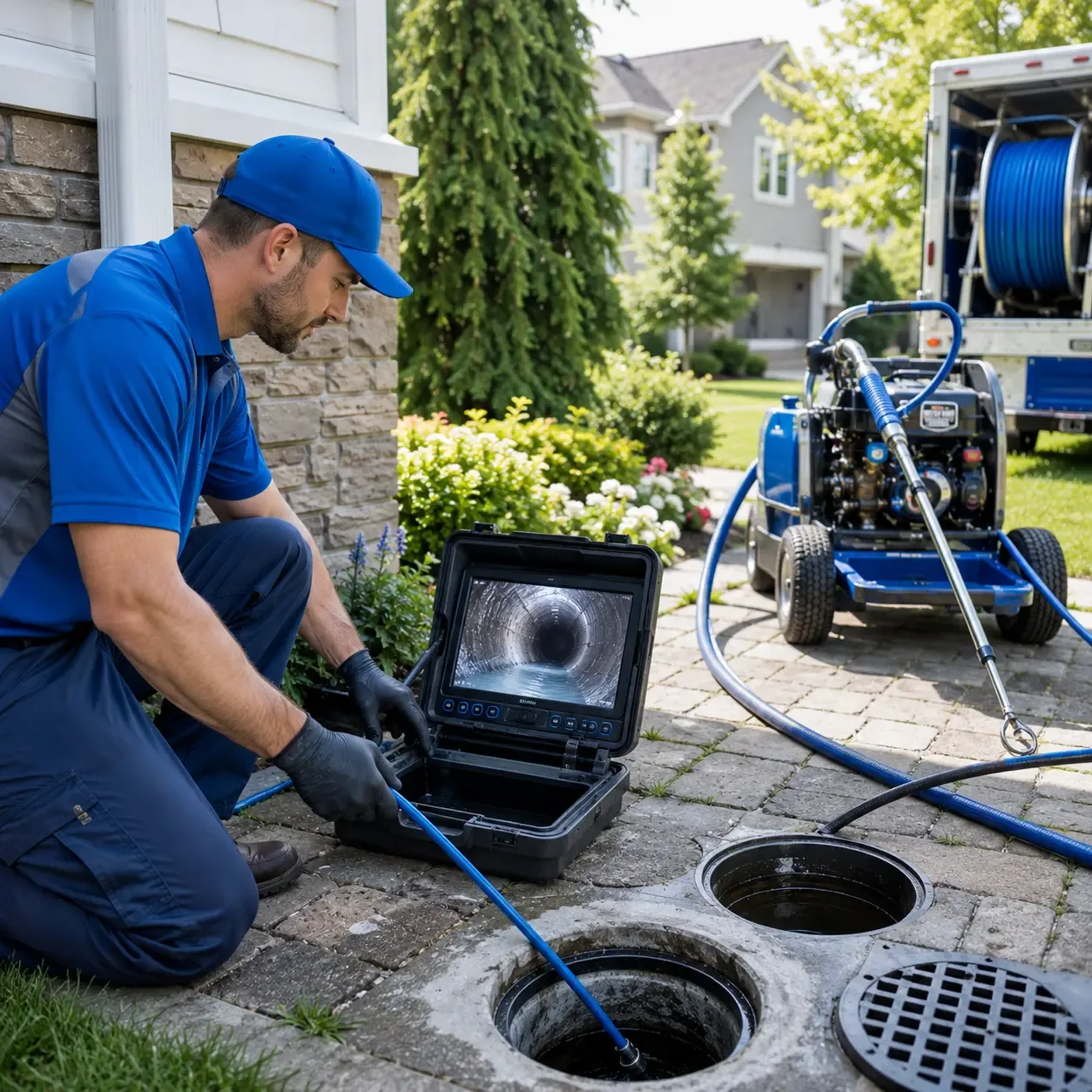 Outdoor drain cleaning professionals serving Plantersville, MS